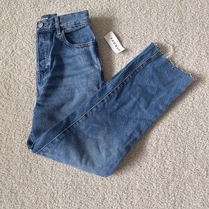 NWT PacSun High Rise Straight Jeans Blue
